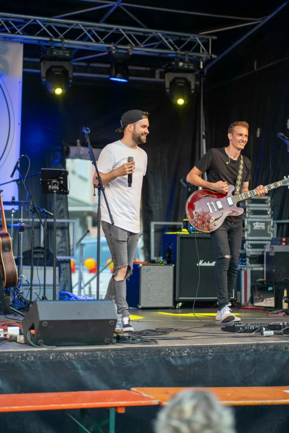Live-Band auf einem Firmen-Event in Backnang
