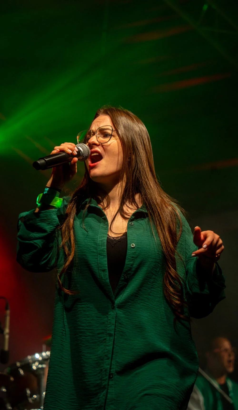 Coverband Lay Down Layla mit Vollgas auf der Bühne